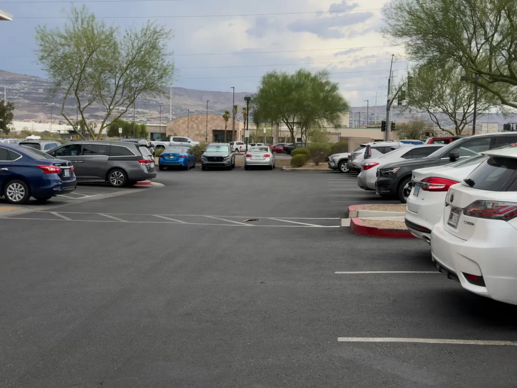 Goodwill shopping spree equals full parking lot